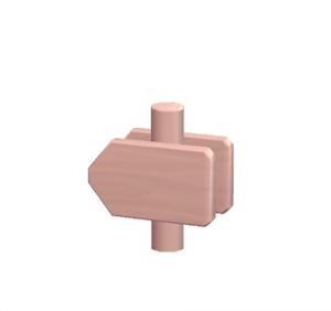 Pink Arrow sign