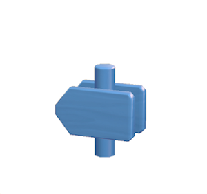 Blue Arrow sign