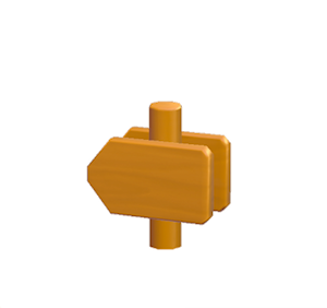 Orange Arrow sign