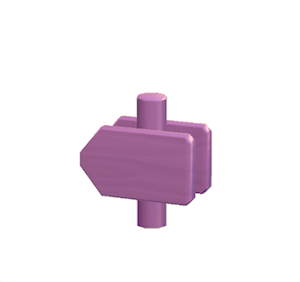 Purple Arrow sign