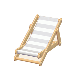 White Beach chair