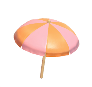 Pink Beach parasol