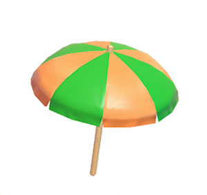Green Beach parasol