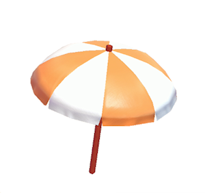 Red Beach parasol