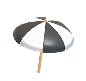 Black Beach parasol