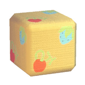 Orange Berry print