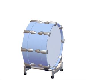 Cyan Big drum
