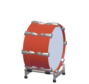 Red Big drum