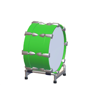 Green Big drum
