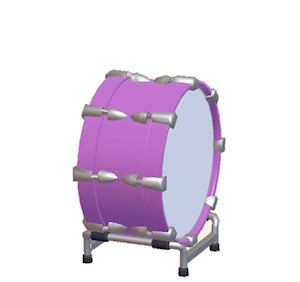 Purple Big drum