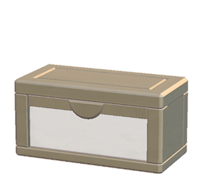 Beige Big storage box