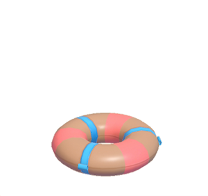Brown Big swim ring