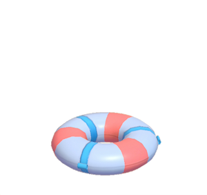 Cyan Big swim ring