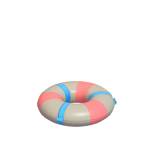 Beige Big swim ring