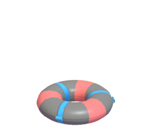 Black Big swim ring