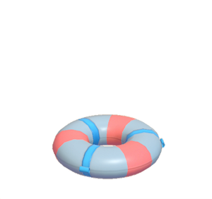 Gray Big swim ring