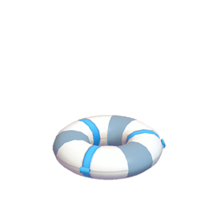 Gray Big swim ring