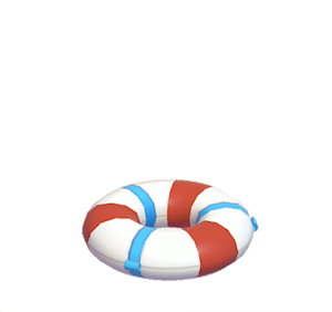 Red Big swim ring