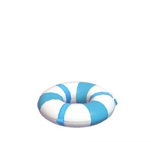 Blue Big swim ring