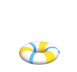 Yellow Big swim ring