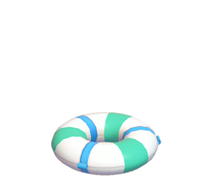 Aquamarine Big swim ring