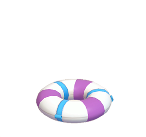 Purple Big swim ring