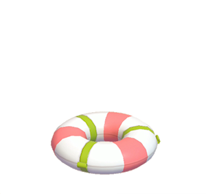 Lime Big swim ring
