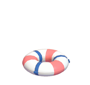 Navy Big swim ring