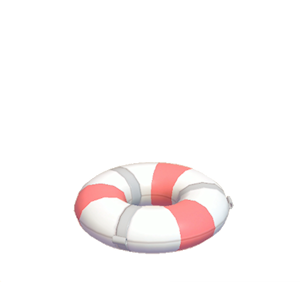 White Big swim ring