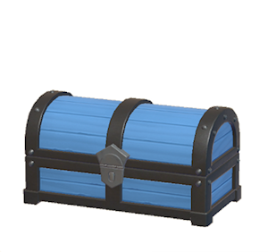 Blue Big treasure chest