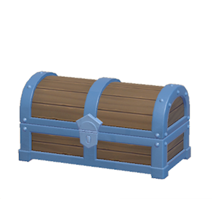 Blue Big treasure chest