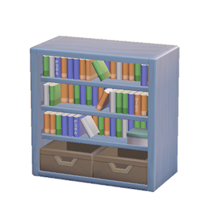 Cyan Bookcase