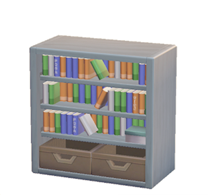 Gray Bookcase