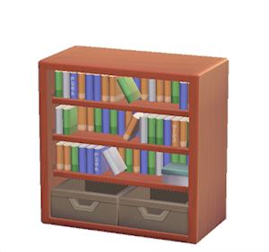 Red Bookcase
