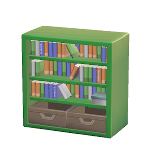 Green Bookcase
