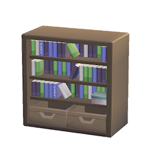 Plum Bookcase