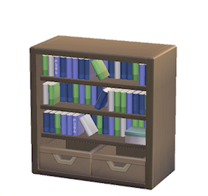 Navy Bookcase