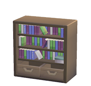Purple Bookcase