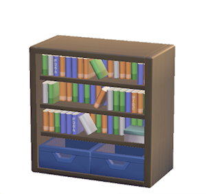 Navy Bookcase