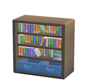 Blue Bookcase