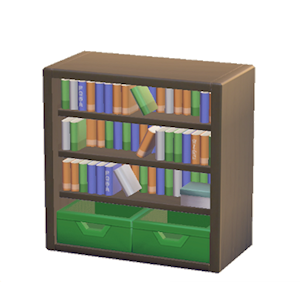 Green Bookcase