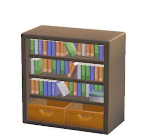 Orange Bookcase