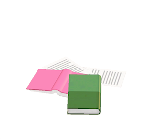 Rose Book pile