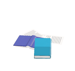 Blue Book pile