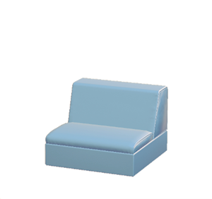 Gray Box Sofa