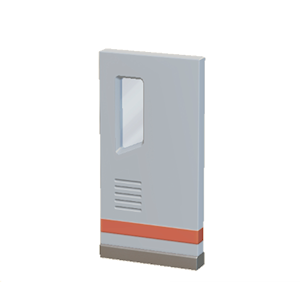 Gray Brainy door