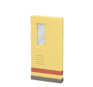 Yellow Brainy door