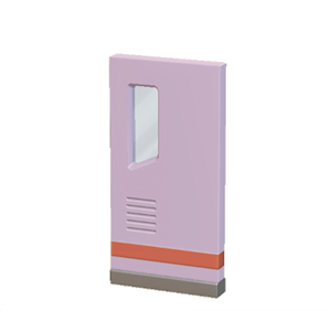 Purple Brainy door