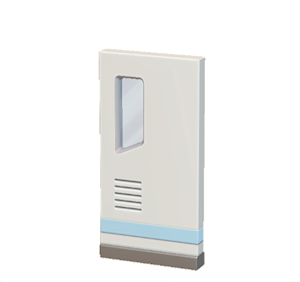 Cyan Brainy door