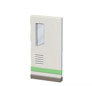 Green Brainy door